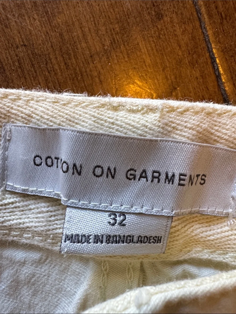Cotton On lightweight cream